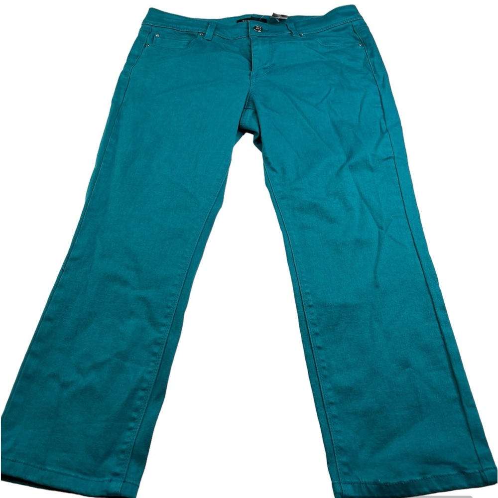 NWT WHBM Vintage Slim Crop Jean Lagoon Size 8